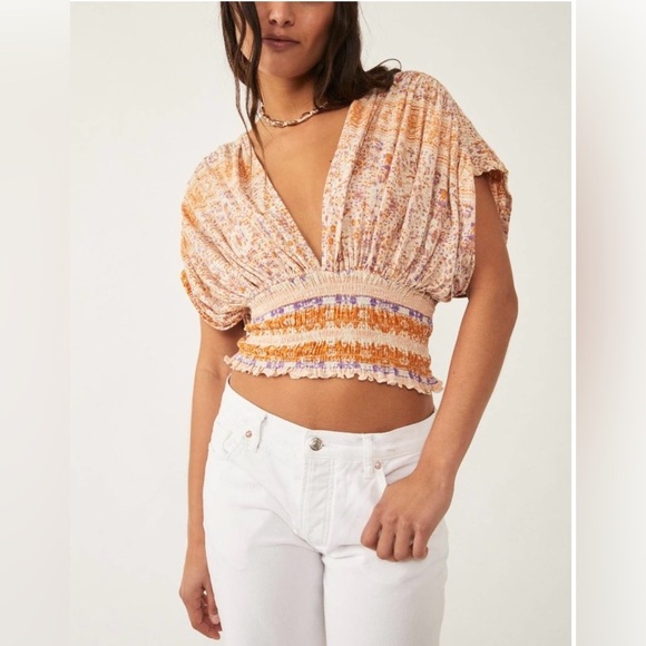 NWT Free People Next Vacation Top / Ivory Combo. XS
ob1243047 - Picture 12 of 12